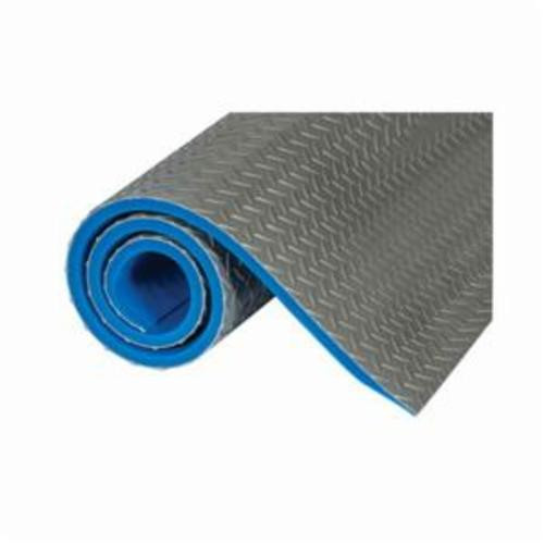 Crown® Workers-Delight™ Deck Plate WDR1224GYC 540 Premium Supreme Anti-Fatigue Mat, Custom L x 24 in W x 5/8 in THK, PVC, Diamond Surface Pattern, Zedlan™ Foam Base, Resists: Slip