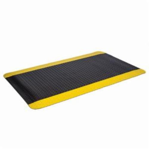 Crown® Workers-Delight™ Deck Plate WDR1224YB-75 540 Premium Supreme Anti-Fatigue Mat, 75 ft L x 2 ft W x 5/8 in THK, PVC, Diamond Surface Pattern, Zedlan™ Foam Base, Resists: Slip