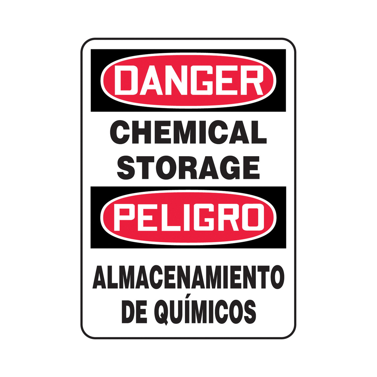 CHEMICAL STORAGE/PELIGRO ALMACENAMIENTO DE QUIMICOS