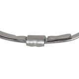 Hose Clamp, Vibration Resistant Lip Lock, 0.025 in Thk, 3/8 in Wd, 2550 deg F, 201 Stainless Steel