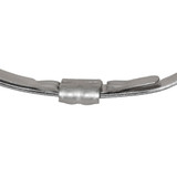 Hose Clamp, Vibration Resistant Lip Lock, 2786 deg F, Carbon Steel, Galvanized, Domestic