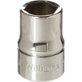 Socket, Standard, Imperial, Square Drive, 1/4 in Drive, Shallow Length Socket, 6 -Point, Alloy Steel