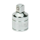 Adapter, Socket, Imperial, Male x Female Drive, 3/8 in Female Drive, Steel, Polished Chrome Coated