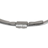 Hose Clamp, Vibration Resistant Lip Lock, 0.03 in Thk, 3/4 in Wd, 2550 deg F, 201 Stainless Steel