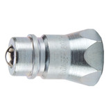 PARKER Hydraulic Quick Coupling, 8010 Series, NPTF End, 3000 psi, -40 to 250 deg F, Steel, Zinc Plated, Domestic