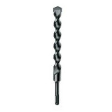 METABO Hammer Drill Bit, 2-Cutter, Round Cut Shape, Hole Drilling, Spiral Flute, SDS-Plus Shank, Chisel Point