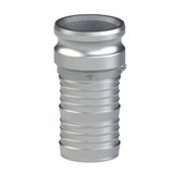 Adapter, Type E,  Cam and Groove, Adapter, Male Adapter x Hose Shank End, -150 deg F, Aluminium, Casting
