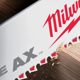 MILWAUKEE AX Sawzall Blade, Demolition,  Tapered Back, 1 in Wd, 0.062 in Thk, Matrix II Teeth, 1/2 in Tang