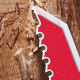 MILWAUKEE AX Sawzall Blade, Demolition,  Tapered Back, 1 in Wd, 0.062 in Thk, Matrix II Teeth, 1/2 in Tang