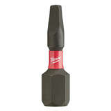 Screwdriver Bit, Insert, Square Point, 1 in Lg, Hex Shank, 1/4 in Shank, Alloy Steel, Black Phosphate, Black