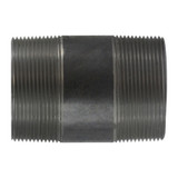 Pipe Nipple, 3 in, NPT End, SCH 40, 2500 psi, -200 to 150 deg F, Seamless,  Welded, Grade B Steel, Black