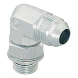 PARKER Hydraulic Elbow, High Pressure, MBSPP x 37 deg Male JIC Flare End, 90 deg, 3600 psi, Steel, Domestic