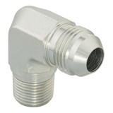 PARKER Hydraulic Elbow, High Pressure, 37 deg Male JIC Flare x MBSPT End, 90 deg, Steel, ToughShield Plus