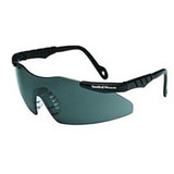 Safety Glasses, Universal, Black Frame, Nylon Frame, Polycarbonate Lens, 1 UV Protection