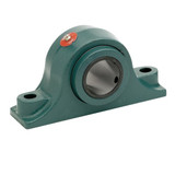 DODGE TYPE E 2 BOLT Pillow Block Roller Bearing Unit, Type E-Xtra, 3.13 in Base to Bore Centerline, 12 in Lg, 4-1/2 in Wd