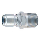 PARKER  ST Series Hydraulic Nipple, -40 to 250 deg F, Steel, MNPT End