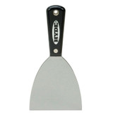 Knife, Flexible Joint, Carbon Steel Blade, Interlock, Nylon Handle, Black, Silver Color