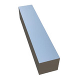 Keystock, Stainless Steel, 12 in Lg