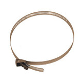 Worm Gear Clamp, Quick Release, 1/2 in Wd, 5/16 in Bolt, 201, 50 in-lb Torque, 201 Stainless Steel Band