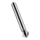DORMER Countersink, Single End, Straight Shank, Right Hand Cut, High Speed Steel, Bright, 82 deg, 3 -Flute