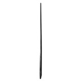 Crow Bar, Pointed Tip, Hex, Pinch Point, Forged Carbon Steel