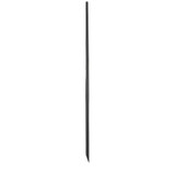 Crow Bar, Pointed Tip, Hex, Pinch Point, Forged Carbon Steel