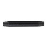 Pipe Nipple, 1/4 in, MNPT End, SCH 40, 700 psi, -200 to 150 deg F, Welded, Steel, Black, Import