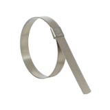 Center Punch Clamp, Double Wrapped, 0.025 in Thk, 201 Stainless Steel,  Carbon Steel, Galvanized, Domestic