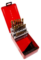 DORMER Jobber Length Drill Bit Set, Imperial, 1/16 in Drill, 1/2 in Drill, 118 deg Drill Point