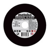 METABO Original Slicer Cut-Off Wheel, 7/8 in Center Hole, 60 Grit, Aluminium Oxide Abrasive, Resin Bond, TZ Wheel Hardness