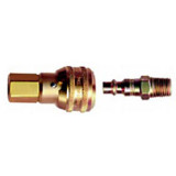 Pneumatic Coupler, Plug, Steel, Male End