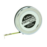 Measuring Tape, Pocket Pack, Imperial, 1/4 in Wd Blade, Steel Blade, 1/16ths,  1/32nds, Black Marking, Ring