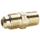 PARKER Hydraulic Connector, -65 to 250 deg F, Brass, Economical,  Straight, Flare x MNPT End