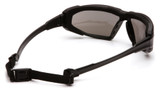 Goggle, Black Frame, Nylon,  Foam Lined Frame, Polycarbonate Lens, ANSI Z87.1,  CE EN166, 1 UV Protection