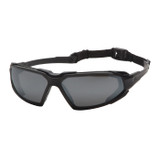 Goggle, Black Frame, Nylon,  Foam Lined Frame, Polycarbonate Lens, ANSI Z87.1,  CE EN166, 1 UV Protection
