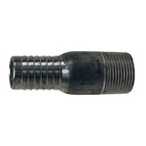 DIXON Pipe Nipple, Combination, MNPT x Hose Barb End, Aluminium, Domestic