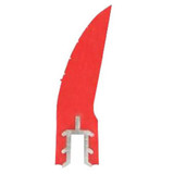 Belt Cleaner Blade, High performance, Urethane, Orange, 7.38 in Lg, -20 to 180 deg F