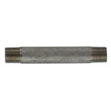 Pipe Nipple, 3/8 in-18, MNPT End, SCH 40, 150 psi WOG, -60 to 450 deg F, Welded, 316 Stainless Steel, Import