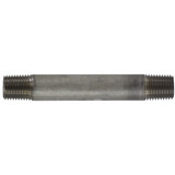 Pipe Nipple, 1/4 in-18, MNPT End, SCH 40, 150 psi WOG, -60 to 450 deg F, Welded, 316 Stainless Steel, Import