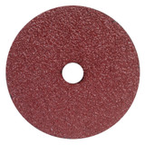 CARBORUNDUM Fiber Disc, Abrasive Coated, 7 in Dia Disc, 7/8 in Center Hole, Aluminium Oxide Abrasive, White