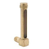 Oil Gage, Short Elbow, 121 deg C, Brass