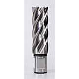 Annular Cutter, High Speed, 2 in Dp Cut, 3/4 in Shank, Weldon Flat Shank, High Speed Steel