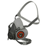 Half Facepiece Respirator, Reusable, Gas/Vapor, Easy to Adjust Headstrap, Bayonet