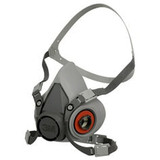 Half Facepiece Respirator, Reusable, Gas/Vapor, Easy to Adjust Headstrap, Bayonet