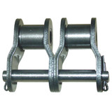 Offset Link, Double Strand Riveted Roller Chain