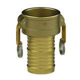 Coupler, Type C,  Cam and Groove, Coupler, Female Coupler x Hose Shank End, -150 deg F, Brass, Casting