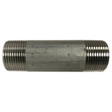 Pipe Nipple, 1 in-11-1/2, MNPT End, SCH 40, 150 psi WOG, -60 to 450 deg F, Welded, 316 Stainless Steel, Import