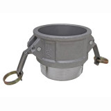Coupler, Type B,  Cam and Groove, Coupler, Female Coupler x MNPT End, 150 psi, -150 deg F, Aluminium