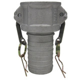 Coupler, Type C,  Cam and Groove, Coupler, Female Coupler x Hose Shank End, 150 psi, -150 deg F, Aluminium