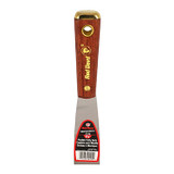 Putty Knife, Spackling, Solid Blade, Flexible Blade, Steel Blade, Wood Handle, Lacquered, Black